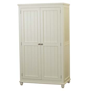 Furniture123 Rosalie White Pine 2 Door Wardrobe