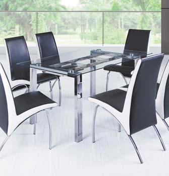 Furniture123 Rosehip Rectangular Dining Table