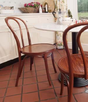 Furniture123 Saint Clair Curved Dining Chairs in Cognac (pair)