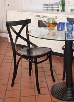 Furniture123 Saint Clair Dining Chairs in Black (pair)