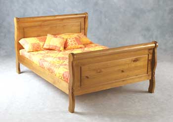Furniture123 Samara Sleigh Double Bed