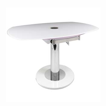 Furniture123 Sanctuary Round Glass Dining Table