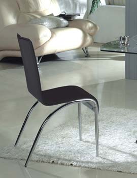 Furniture123 Sansapote Black Dining Chairs (pair)