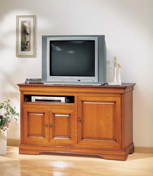 Furniture123 Saphir Low 3 Door TV/Hi Fi Cabinet with Single