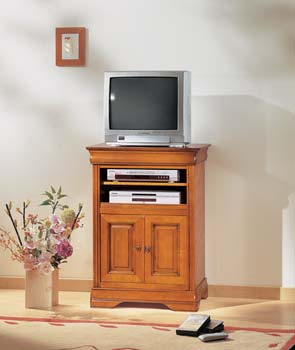 Saphir Narrow 2 Door TV/Hi Fi Cabinet with