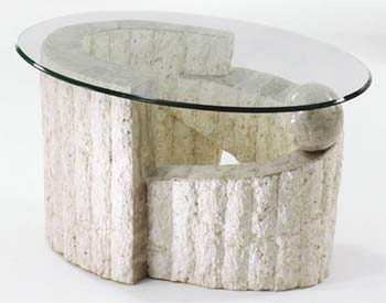 Furniture123 Serenade Oval Coffee Table