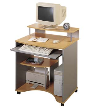 Furniture123 Soho Compact Mobile Workstation - 11117