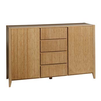 Furniture123 Soko Bamboo 2 Door Sideboard in Caramel