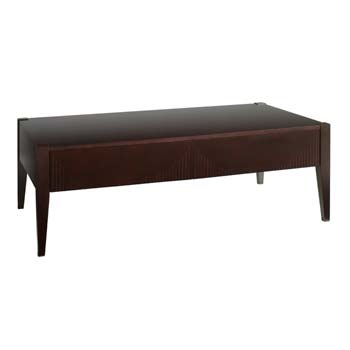 Furniture123 Soko Bamboo Rectangular Coffee Table in Chocolate