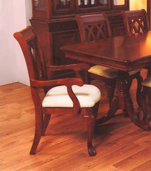 Furniture123 Soma Maple Carver Dining Chairs (pair) - WHILE