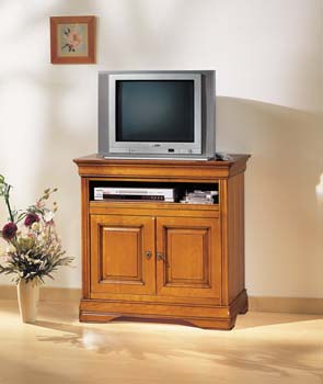 Furniture123 Sophia Cherry 2 Door TV/Hi Fi Cabinet with
