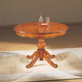 Furniture123 Sophia Cherry Round Extending Dining Table