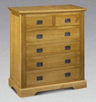 Furniture123 Spencer Pine 6 Drawer Chest - FREE NEXT DAY