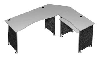 Furniture123 Spirit Liberty L-Shaped Desk