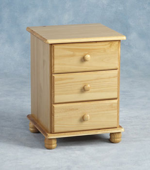Furniture123 Sun 3 Drawer Bedside Chest - FREE NEXT DAY