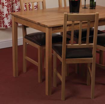 Furniture123 Tamber Oak Dining Chair (pair)