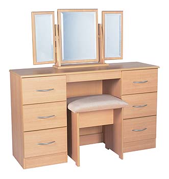 Furniture123 Tara Ramor 6 Drawer Dressing Table