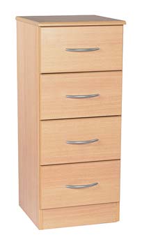 Furniture123 Tara Ramor Narrow 4 Drawer Chest