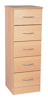 Furniture123 Tara Ramor Narrow 5 Drawer Chest