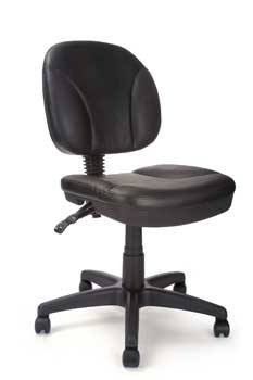 Furniture123 Task Operator 22M Leather Office Chair