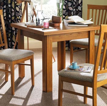 Furniture123 Templeton Butterfly Extending Dining Table in Teak