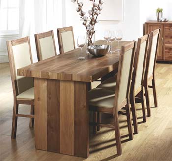 Furniture123 Tetro Dining Set in Acacia
