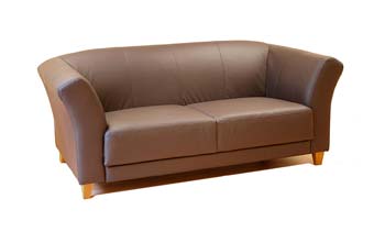 Furniture123 Timar Leather 2 Seater Sofa