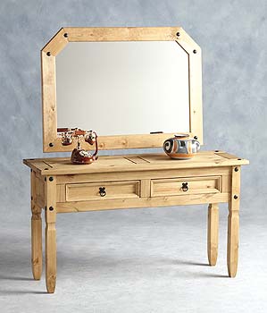 Toledo Pine Console Table with 2 Drawers