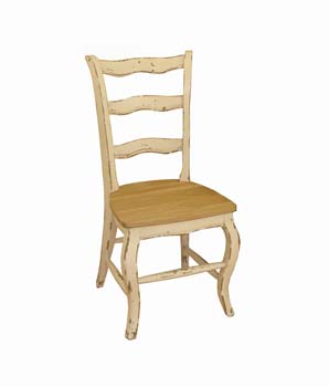 Touraine White and Oak Dining Chair (pair)