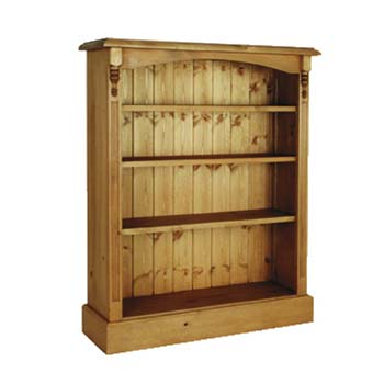Trafalgar Pine Low Bookcase