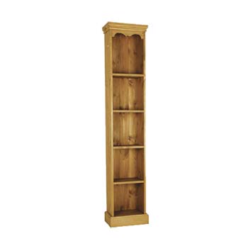 Trafalgar Pine Tall Narrow Bookcase