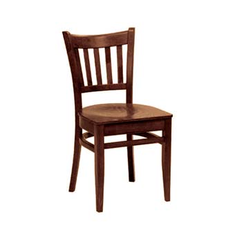 Furniture123 Trevor Contract Dining Chair in Walnut (pair)