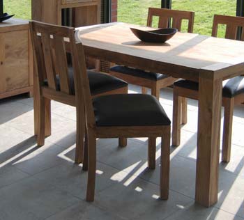 Furniture123 Tribek Sheesham Dining Chairs (pair) - WHILE
