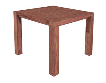 Furniture123 Tribek Sheesham Square Dining Table - WHILE