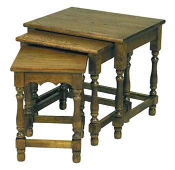 Furniture123 Tudor Manor Nest of Tables