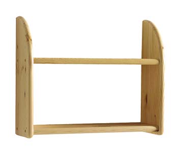 Furniture123 Ulli Double Slim Shelf