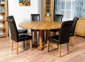 Furniture123 Vanda Large Round Dining Table