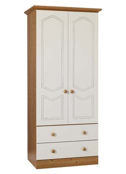 Furniture123 Vantage 2 Door 2 Drawer Wardrobe