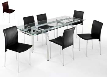 Furniture123 Vega Extending Dining Set
