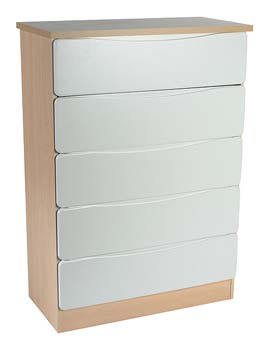 Furniture123 Verona Birch 5 Drawer Chest