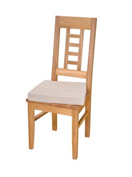 Furniture123 Verviers Oak Ladder Back Dining Chair