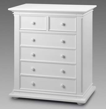 Furniture123 Vianne 6 Drawer Chest - FREE NEXT DAY DELIVERY
