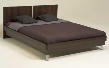 Furniture123 Visual Bed in Walnut