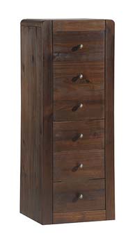 Furniture123 Vitoria Narrow 6 Drawer Chest - WHILE STOCKS LAST!