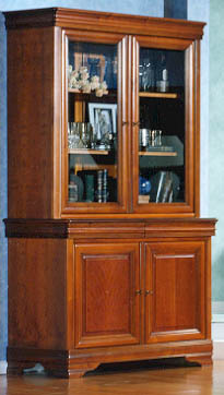 Vivien 2 Door Dresser and Display Cabinet