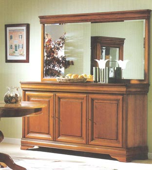 Furniture123 Vivien Dresser and Large Mirror