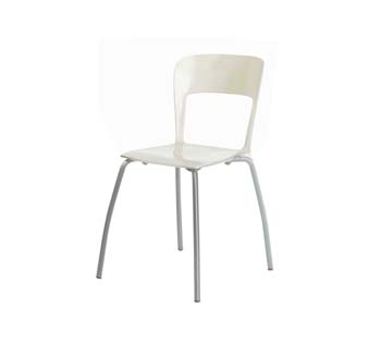 Furniture123 Vogue Dining Chair in White (set of 6)