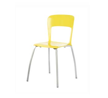 Vogue Dining Chair in Yellow (set of 6) - FREE