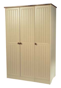 Furniture123 Waterford Pine 3 Door Wardrobe