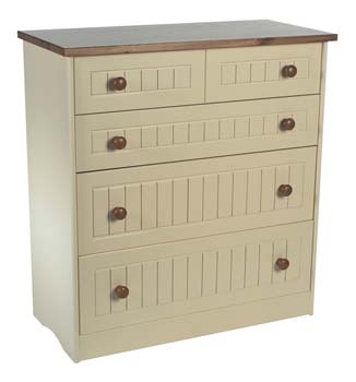 Furniture123 Waterford Pine Deep 4 Drawer Chest